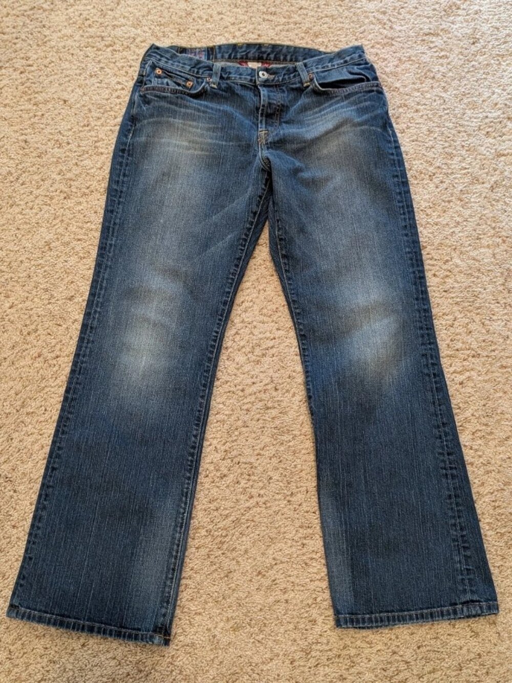 LUCKY BRAND Women's Classic Rider Blue Jeans 12 Good Luck Montesano Easy Rider